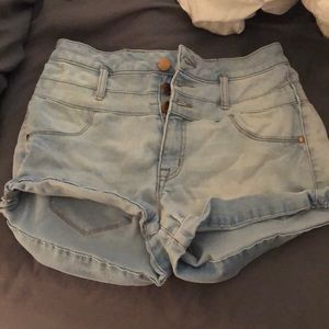 high waisted shorts